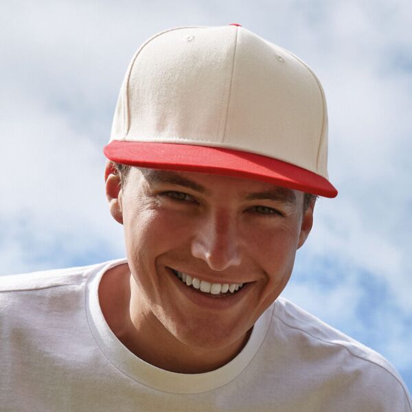 Contrast flat peak 6-panel cap Thumbnail